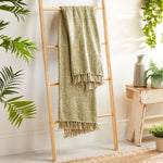 Crosshatch Throw Green 2