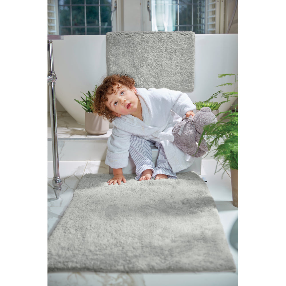 Bamboo Plain Grey Bathmat 2