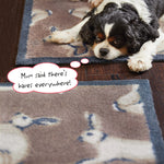 Hare 1 Brown Washable Doormat 3
