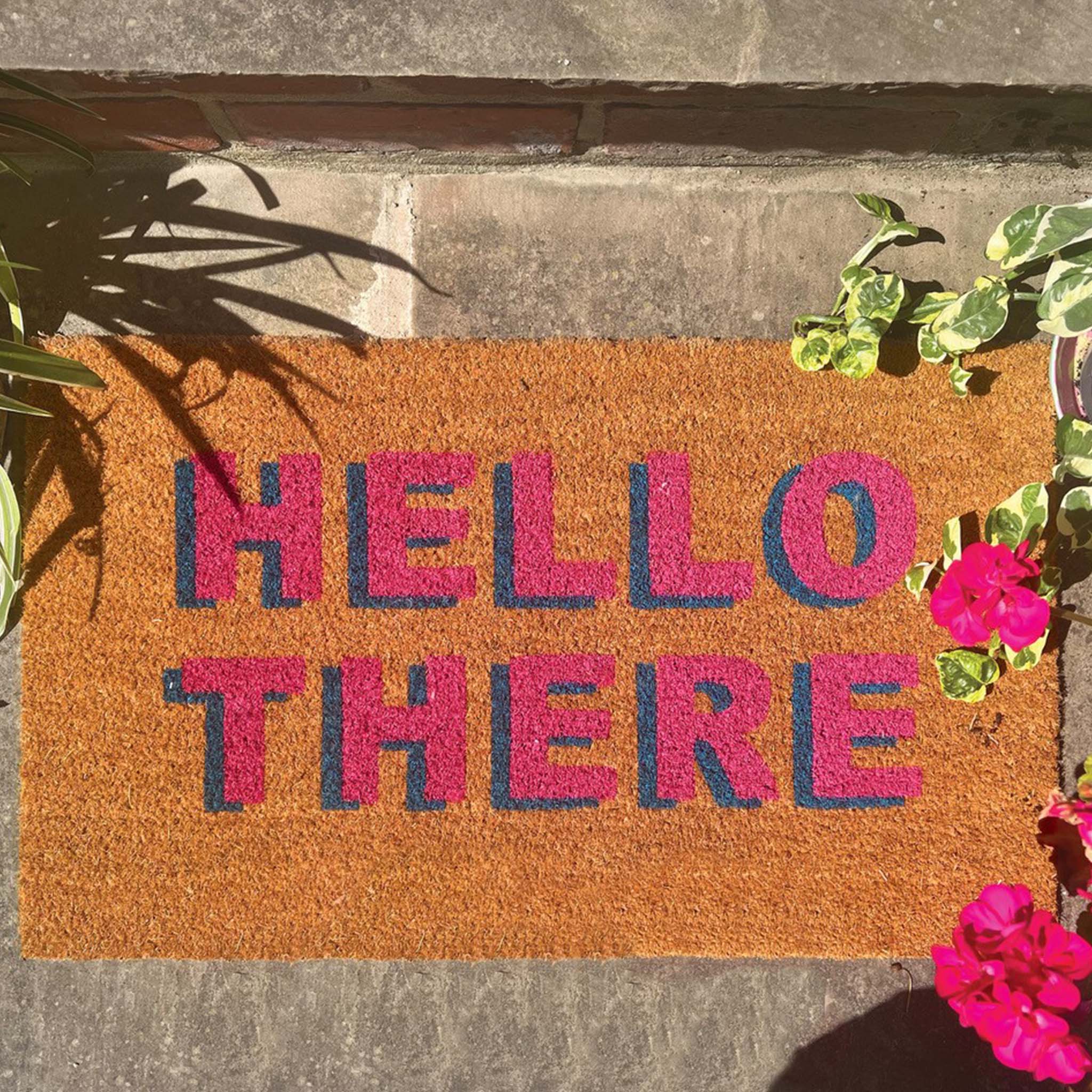 Hello There Coir Doormat 2