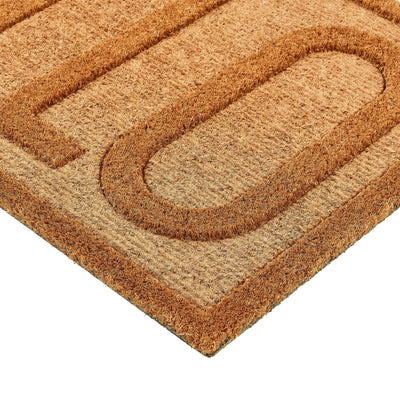 Embossed Coir Hello Doormat 3