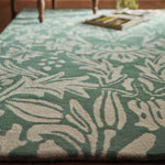 Heritage Floral 1 Rug Soft Teal Green 2