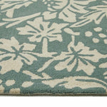 Heritage Floral 1 Rug Soft Teal Green 4