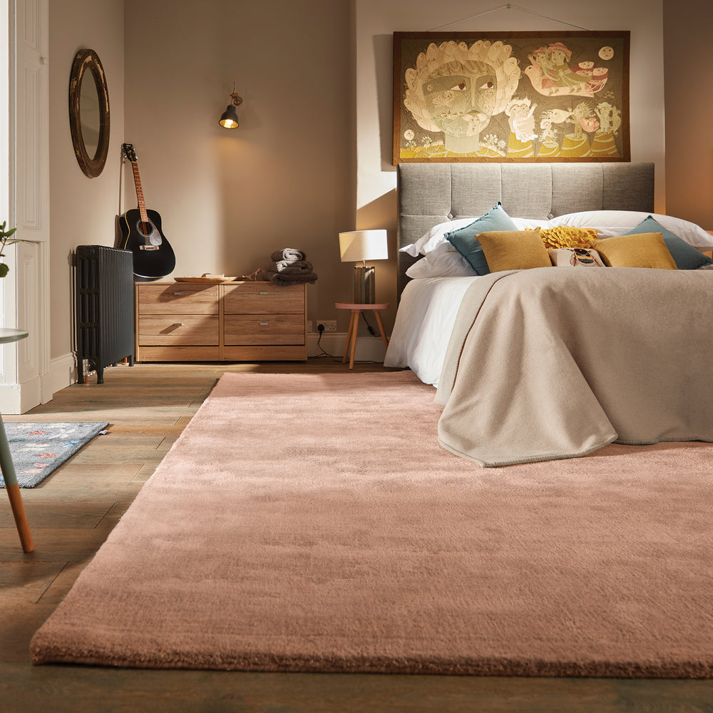 Hush Rug Coral Pink