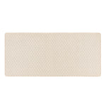 Sculptured Washable Honeycomb Rug Ivory 5