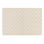 Sculptured Basketweave Rug Ivory 1