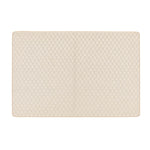 Sculptured Washable Honeycomb Rug Ivory