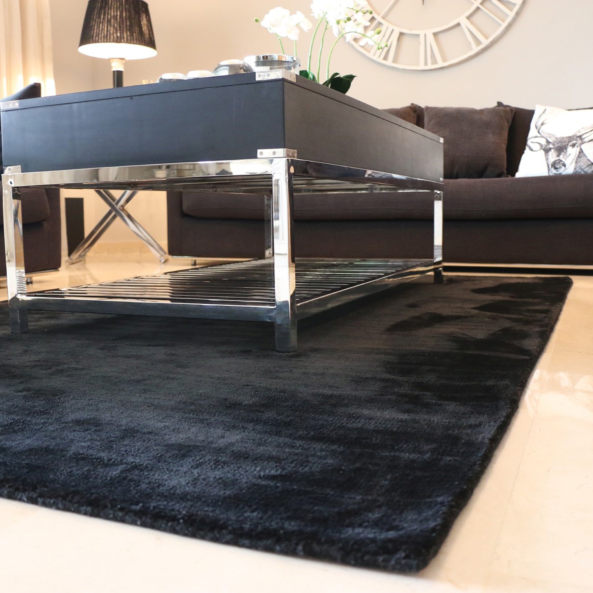 Karma Rug Jet Black