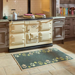 Hug Rug Green Love Paws Washable Kitchen Runner