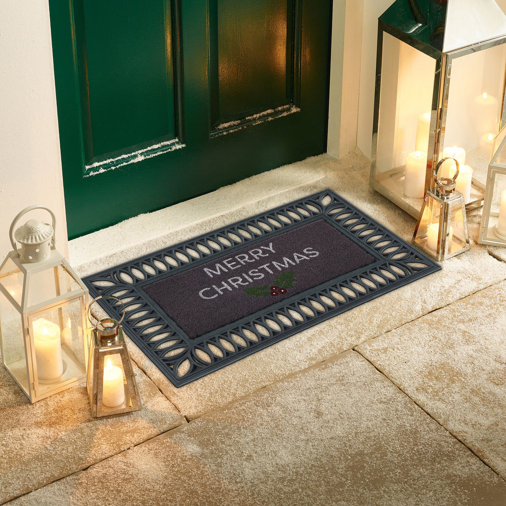 Coir Insert Merry Christmas Doormat 2