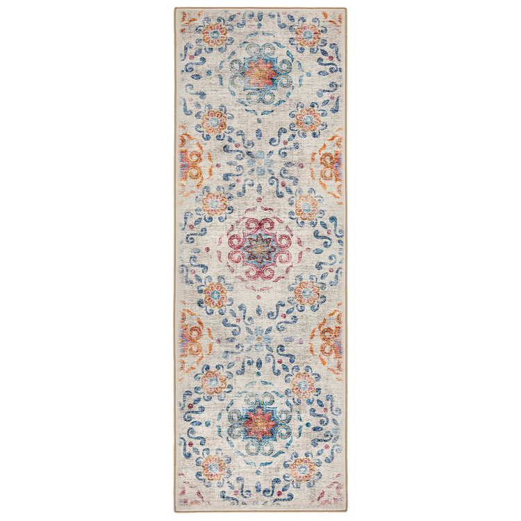 Modern Damask Eco-Washable Rug