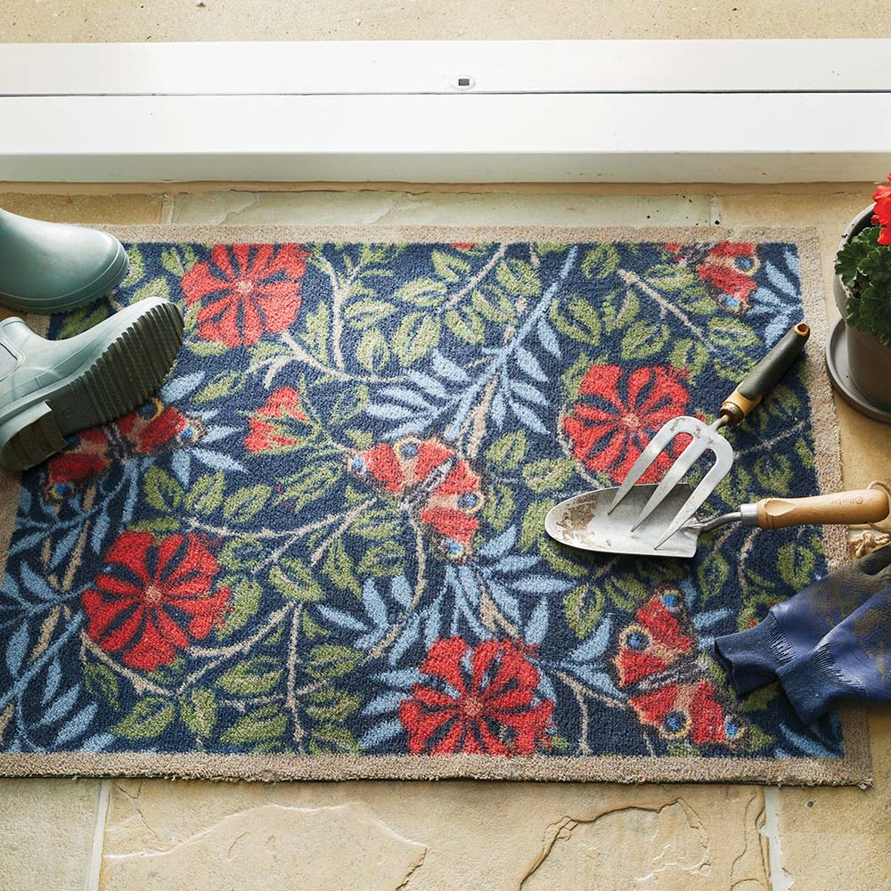 Nature 29 Butterfly Floral  Doormat