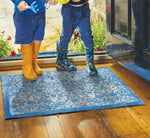 Nature 33 Blue Floral Doormat 2
