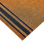 Navy Border Stripe Coir Doormat 4