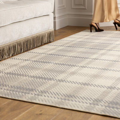 Isla Plaid Neutral Eco-Washable Rug