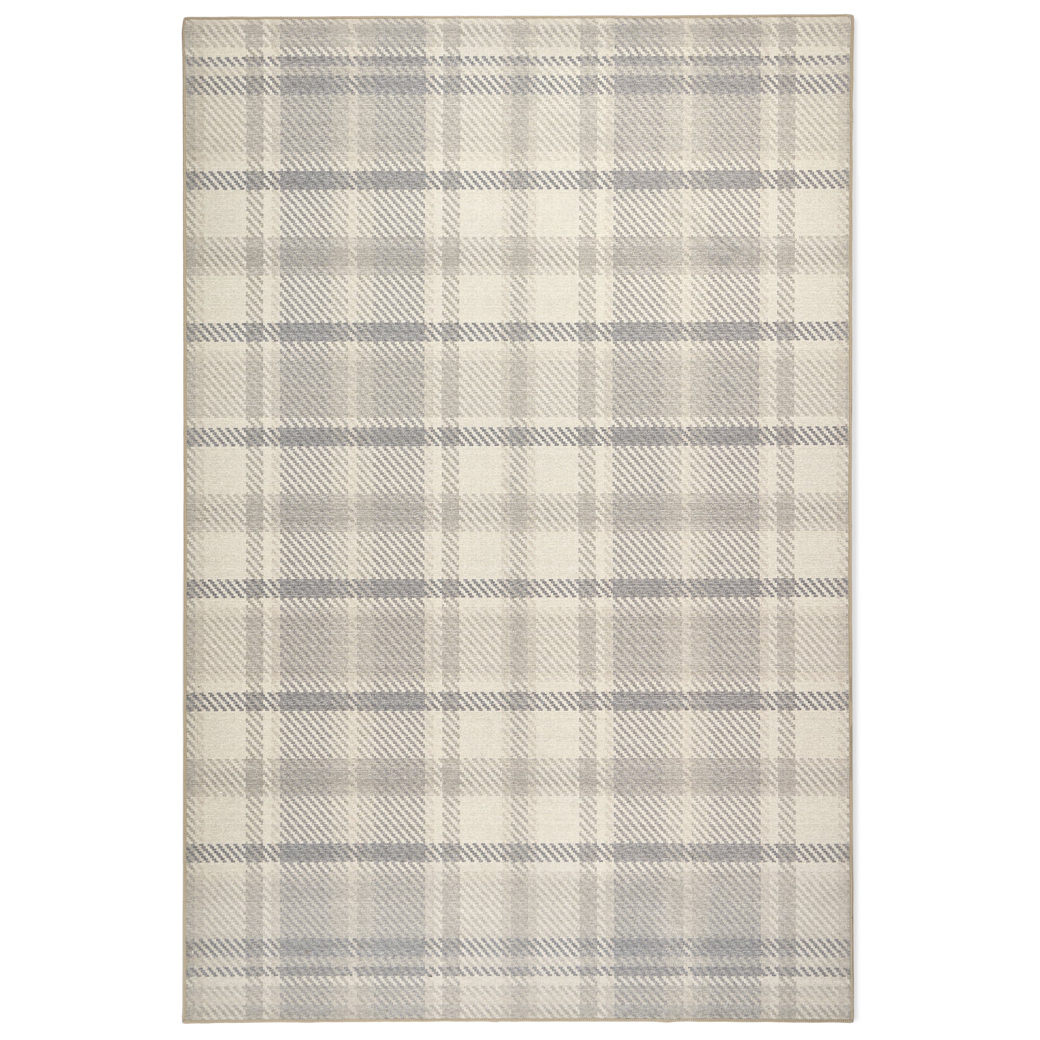 Isla Plaid Neutral Eco-Washable Rug