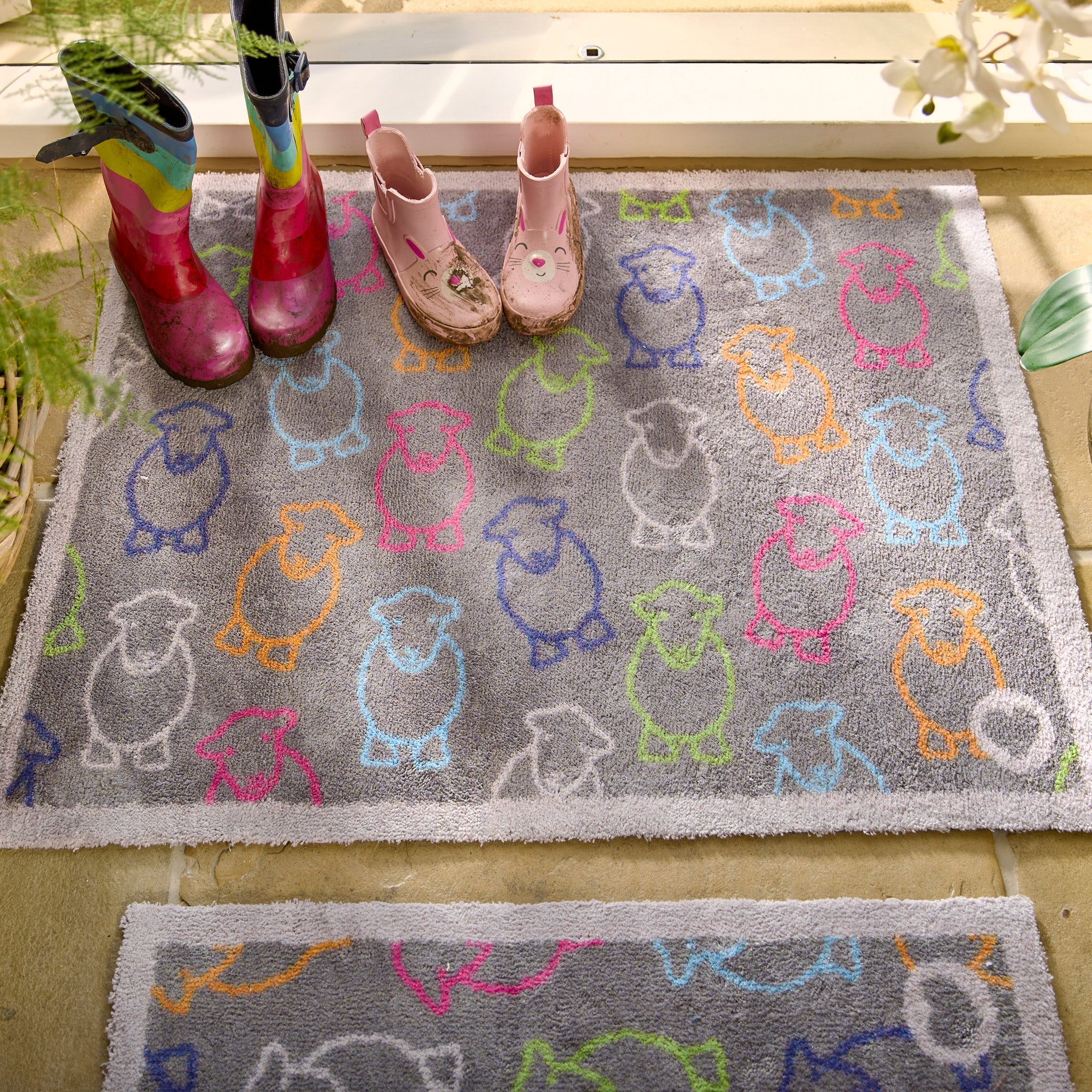 Outline Herdy Washable Doormat 2