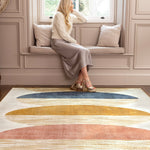Hug Rug Oval Eclipse Washable Living Room Rug