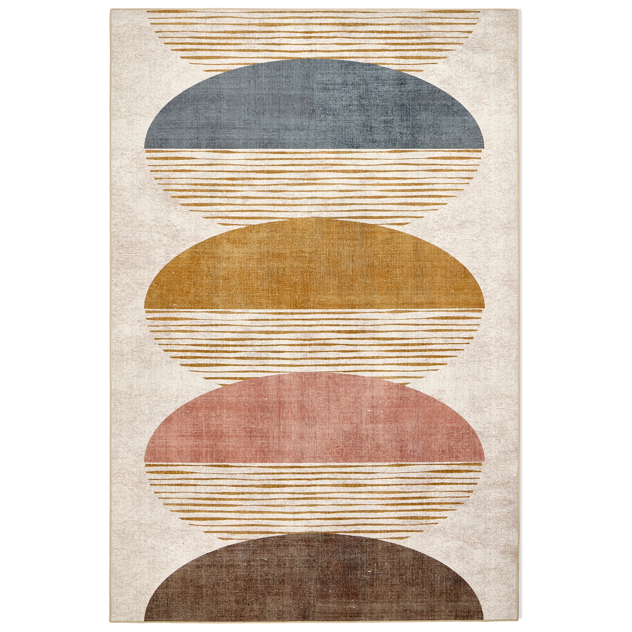 Oval Eclipse Eco-Washable Rug