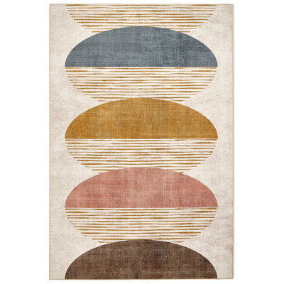 Oval Eclipse Eco-Washable Rug