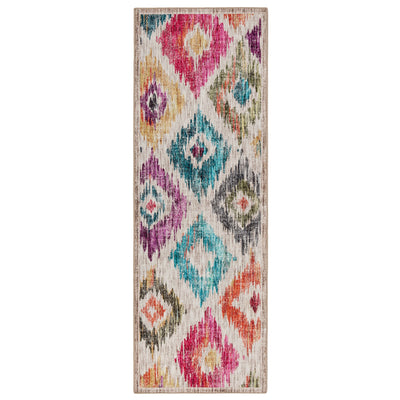 Painted Ikat Eco-Washable Runner 6