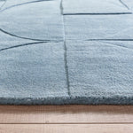Penny Rug Steel Blue 4
