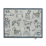 Overhead image of a grey Pet 70 washable doormat from Hug Rug