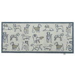 Overhead image of a grey Pet 70 washable runner from Hug Rug
