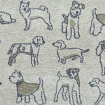 Close up image of a grey Pet 70 washable doormat pattern from Hug Rug