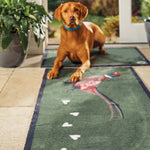 Pheasant Green 2 Washable Doormat 3