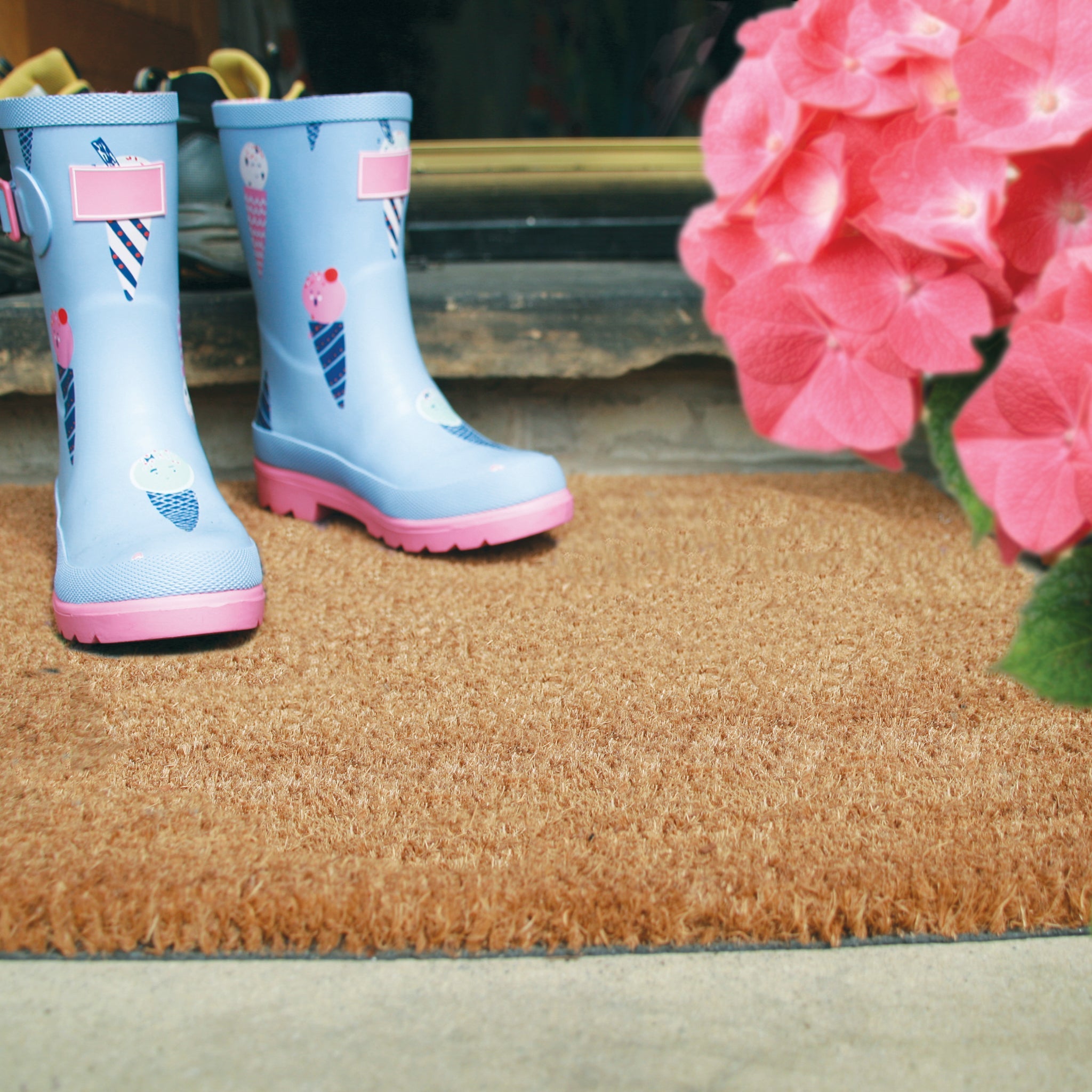 Plain Natural Coir Doormat 2