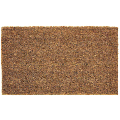 Plain Natural Coir Doormat 1