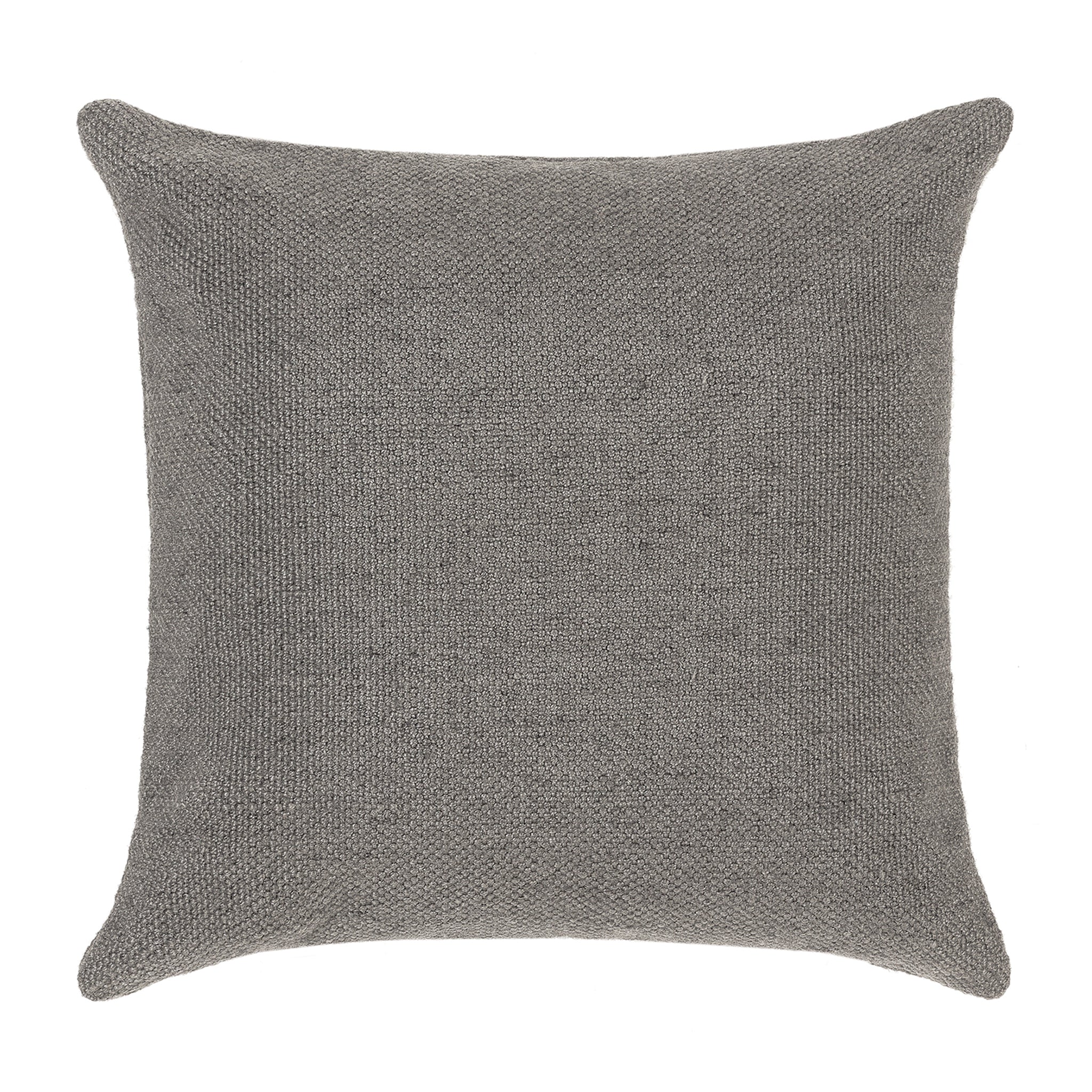 Warm grey plain cushion