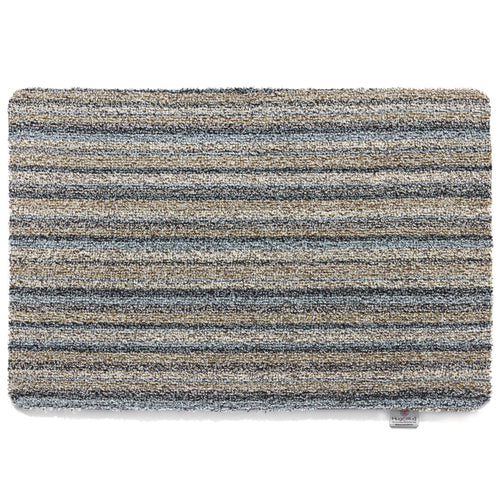 Front Door Mats Outdoor Large, Gray Non Slip Welcome Mat 50/ 60/ 80/ 100/  120 cm Wide, Inside Busy Areas All Weather Floor Mat Low Pile ( Size 