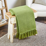 Plain Throw Green 2