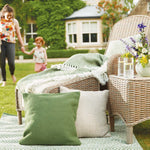 Plain Cushion Dark Green 3