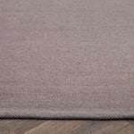 Plain Washable Rug Warm Grey 3