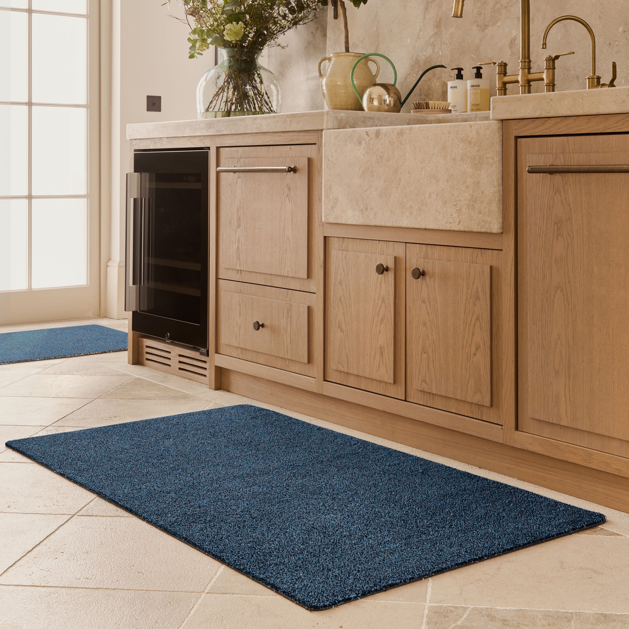 Plain Fleck - Indigo Doormat