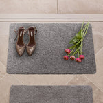 Plain Fleck - Light Grey Doormat 3