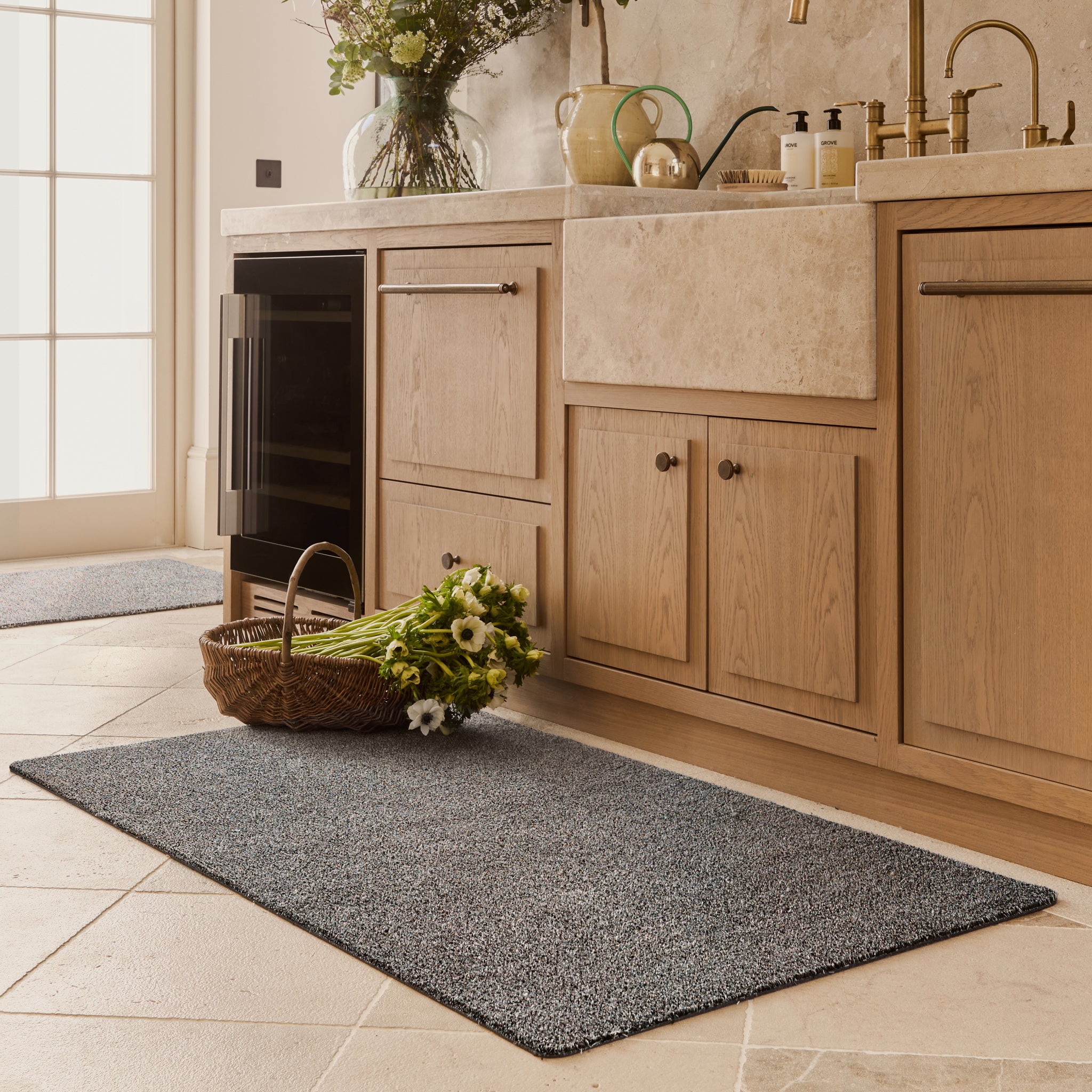 Plain Fleck - Slate Doormat