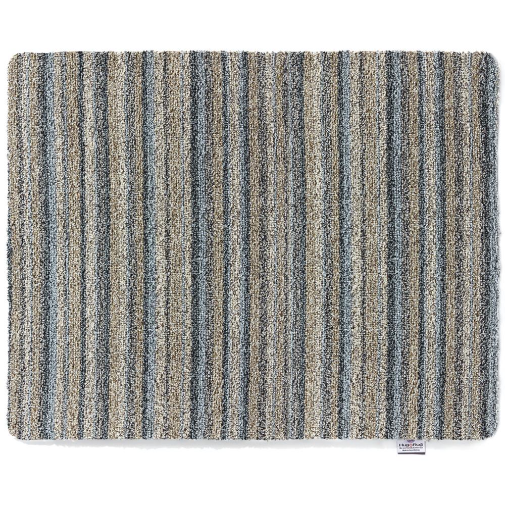Ribbon Grey Striped Washable Doormat 8