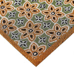 Sage Green Woodblock Coir Doormat 4