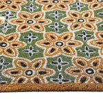 Sage Green Woodblock Coir Doormat 3