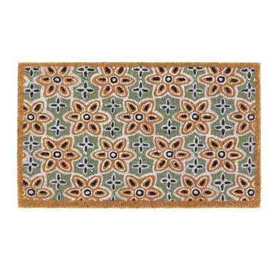 Sage Green Woodblock Coir