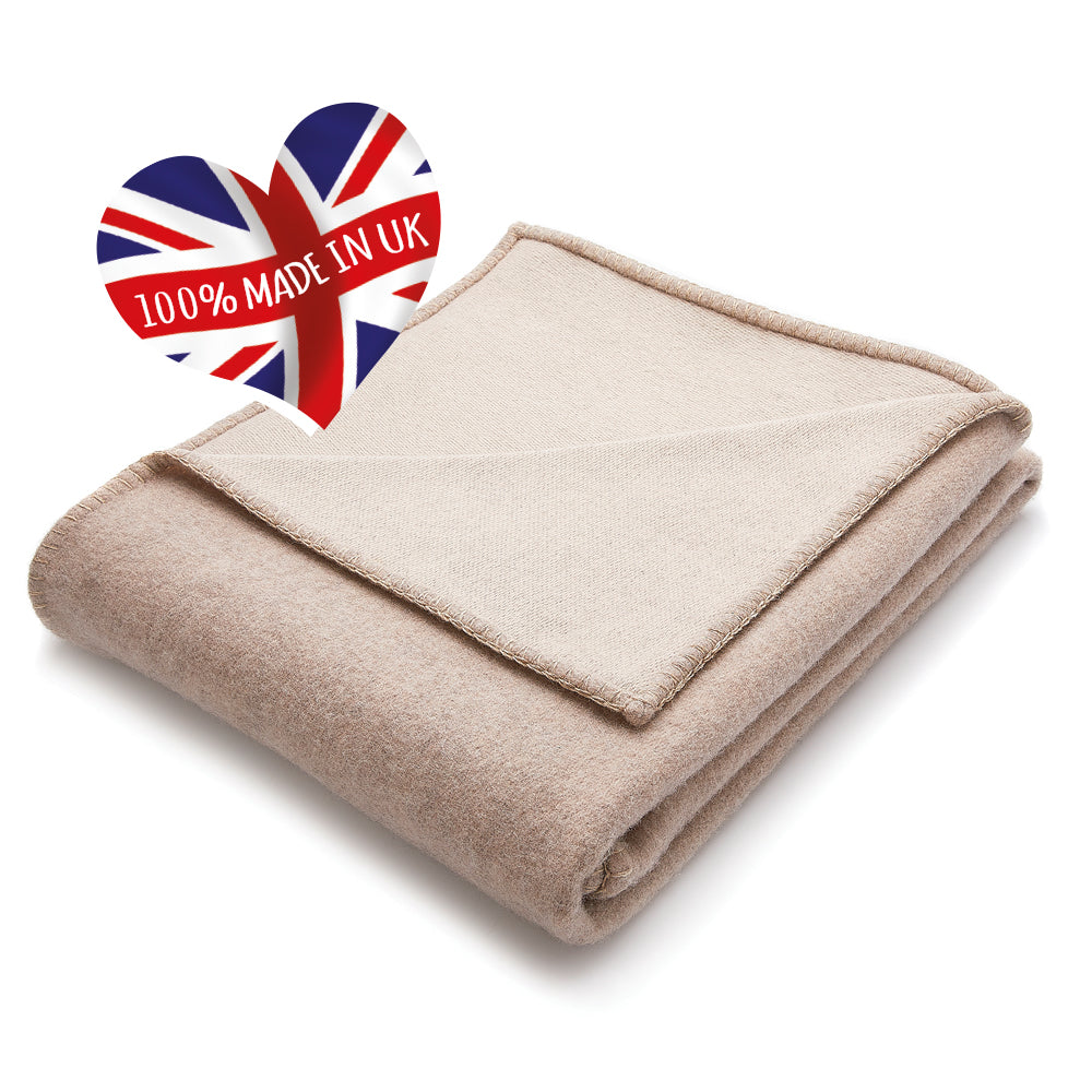 Wool Throw Mushroom and Sandstone 2