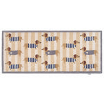 Hug Rug Beige Sausage Chic Washable Runner
