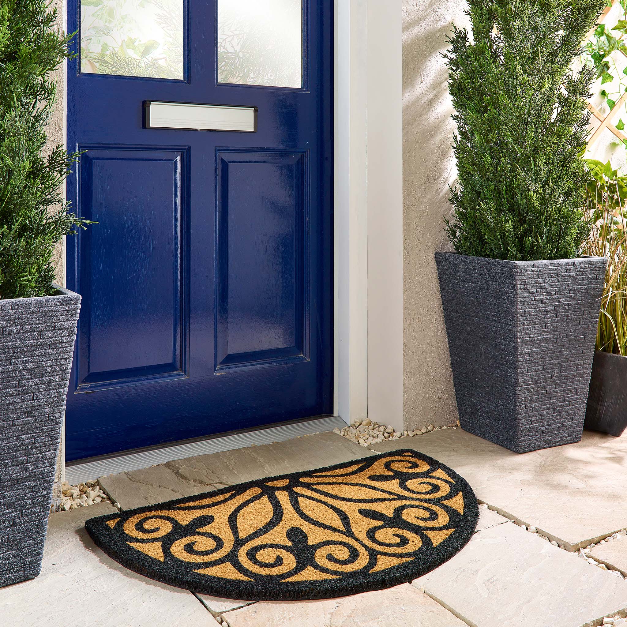 Scroll Coir Doormat 2