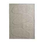 Sculptured Wool Rug- 100% Wool Cut pile, hand-tufted rug with a patterned design. 