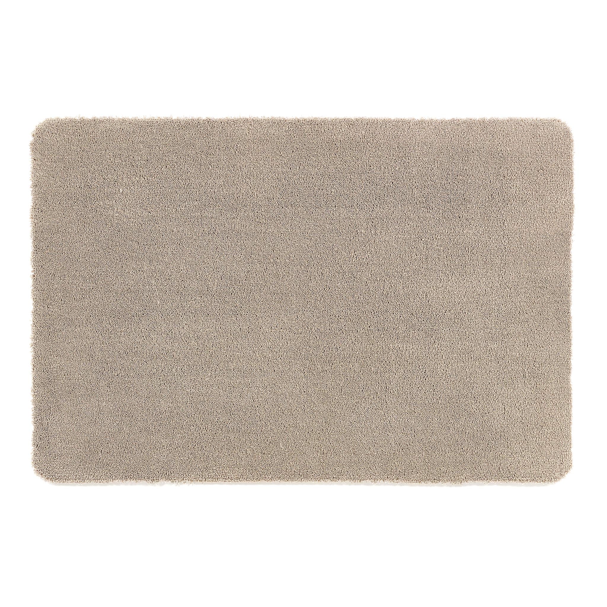 Sense Beige Bath Mat- 100% recycled material bath mat in a light brown.