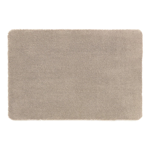 Sense Beige Bath Mat- 100% recycled material bath mat in a light brown.